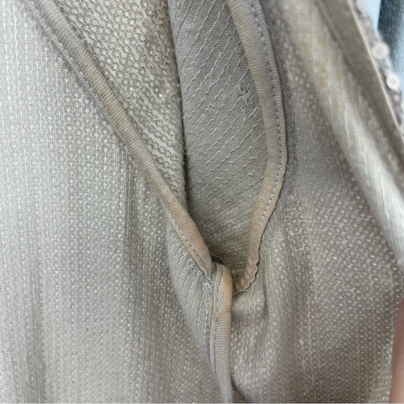 Free People Short Sleeve Drenched In Sequins Mini Dress Ombré Shift Drape Back - Picture 6 of 8